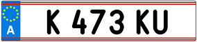 Truck License Plate